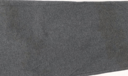 Reebok Men Grey Jogger Fleece Trousers L Regular Fit
