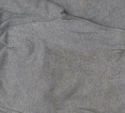 Reebok Men Grey Jogger Fleece Trousers L Regular Fit