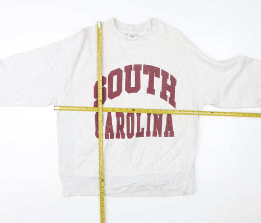 Champion Women's Grey South Carolina Reverse Weave Sweatshirt Medium