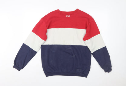 Fila Men's Multicoloured XS Pullover Crew Neck Sweatshirt
