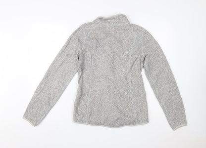 The North Face Womens Grey Fleece Full Zip Jacket Size M