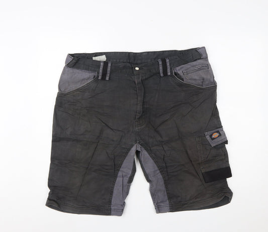 Dickies Men's Black Cargo Work Shorts Size 40 Regular Fit