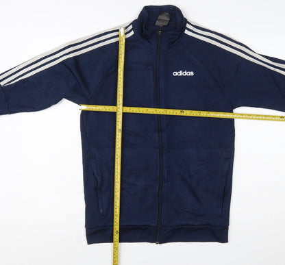 Adidas Men's Blue Full Zip Sports Sweatshirt Size S
