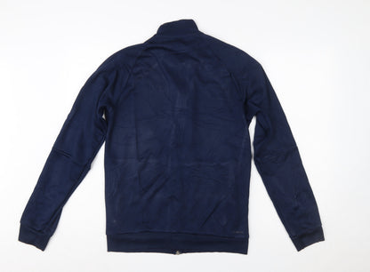 Adidas Men's Blue Full Zip Sports Sweatshirt Size S
