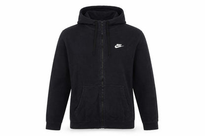 Nike Men's Black Full Zip Hoodie Size M Fleece Sportswear