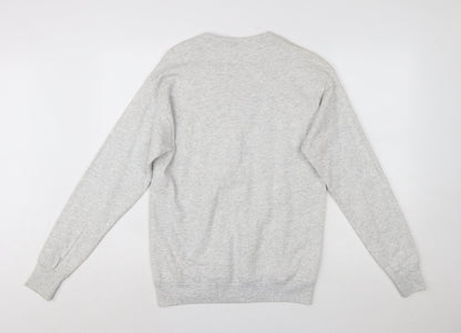 Delta USA Grey SECURITY Print Womens Medium Pullover Sweatshirt