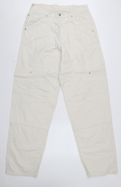 Levi's Men's Beige 32x36 Straight Leg Cotton Jeans