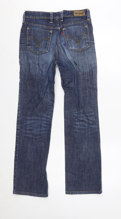 Levi's Women's Blue 627 Straight Fit Jeans Size 12 Medium Wash