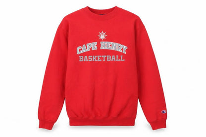 Champion Women's Red Cape Henry Basketball Pullover Sweatshirt Size S
