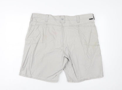 Wrangler Men's Grey Outdoor Cargo Shorts Size 40 Cotton Blend