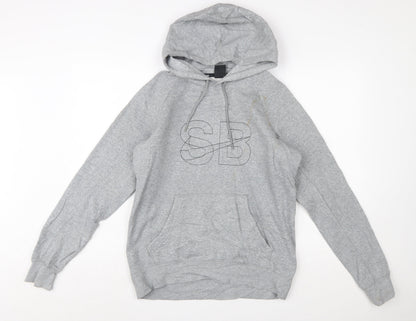Nike SB Men's Grey XS Pullover Hoodie with Logo