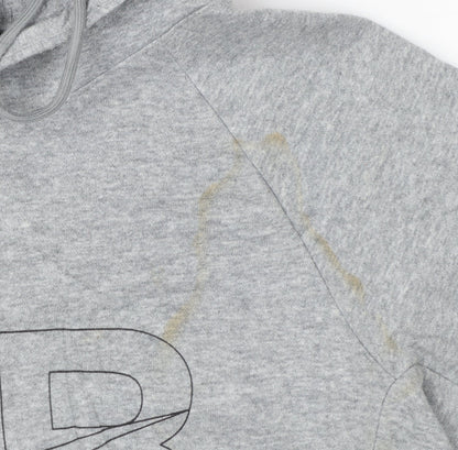 Nike SB Men's Grey XS Pullover Hoodie with Logo