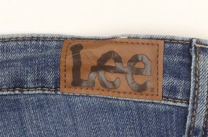 Lee Women’s Blue Denim Bermuda Shorts Size 10 Regular Fit