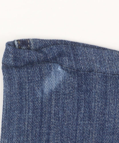 Lee Women’s Blue Denim Bermuda Shorts Size 10 Regular Fit