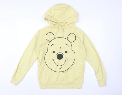 Disney Women 2XS Yellow Pullover Hoodie Winnie the Pooh Design