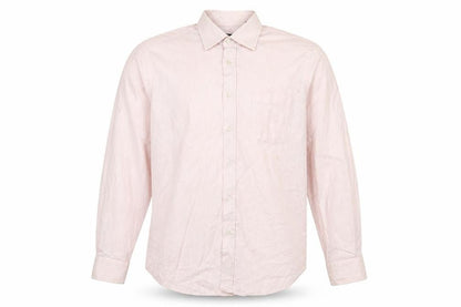 Hugo Boss Men's Pink 100% Cotton Long Sleeve Regular Fit Shirt 17 43