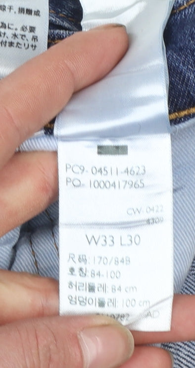 Levi's 511 Men's Blue Slim Fit Jeans W33 L30 Denim