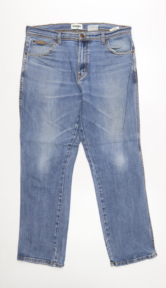 Wrangler Men's Blue Straight Leg Texas Jeans W36 L30