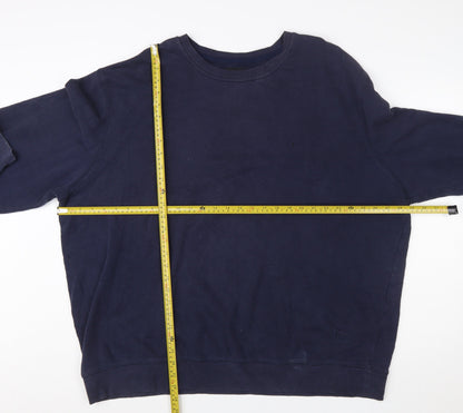 Everlast Men's Blue 2XL Pullover Crew Neck Sweatshirt