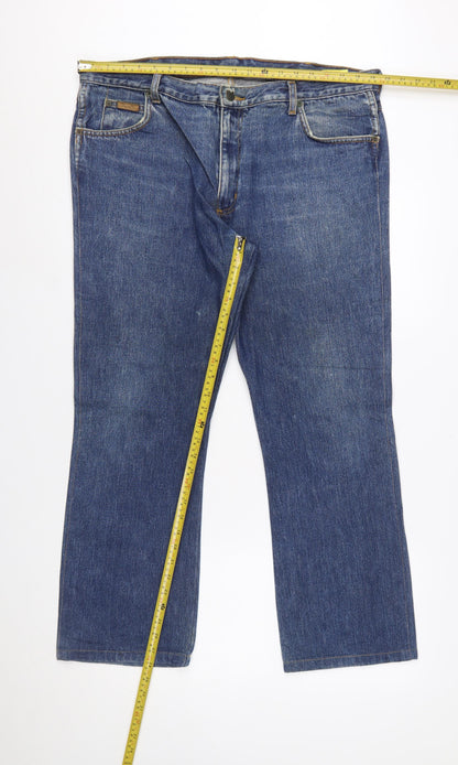 Wrangler Men's Blue Regular Fit Straight Jeans W38 L30