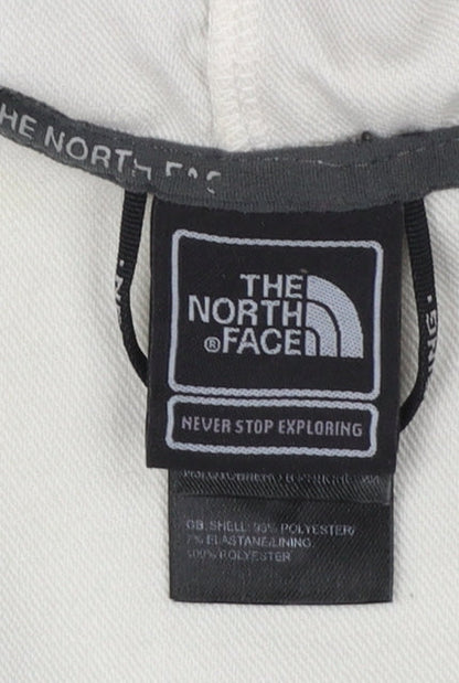 The North Face Womens XS Beige & Black Full Zip Hooded Sweatshirt