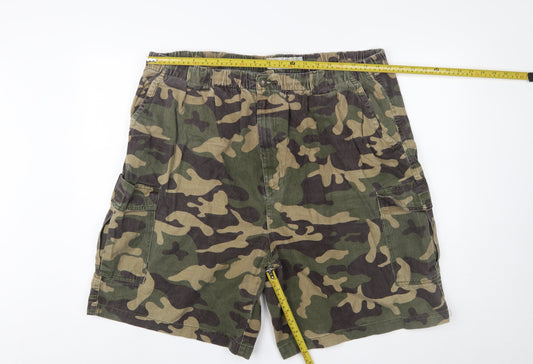 Boulder Creek Men’s Green Camouflage 2XL Cargo Shorts