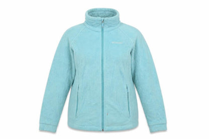 Columbia Women's Blue Fleece Zip Jacket Size 14 Lightweight Outdoor