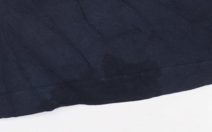 Ellesse Men Navy Blue Small Jogger Sweatpants with Logo and Pockets