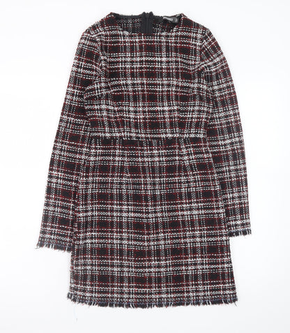 Missguided Women’s Multicoloured Check Shift Dress Size 8