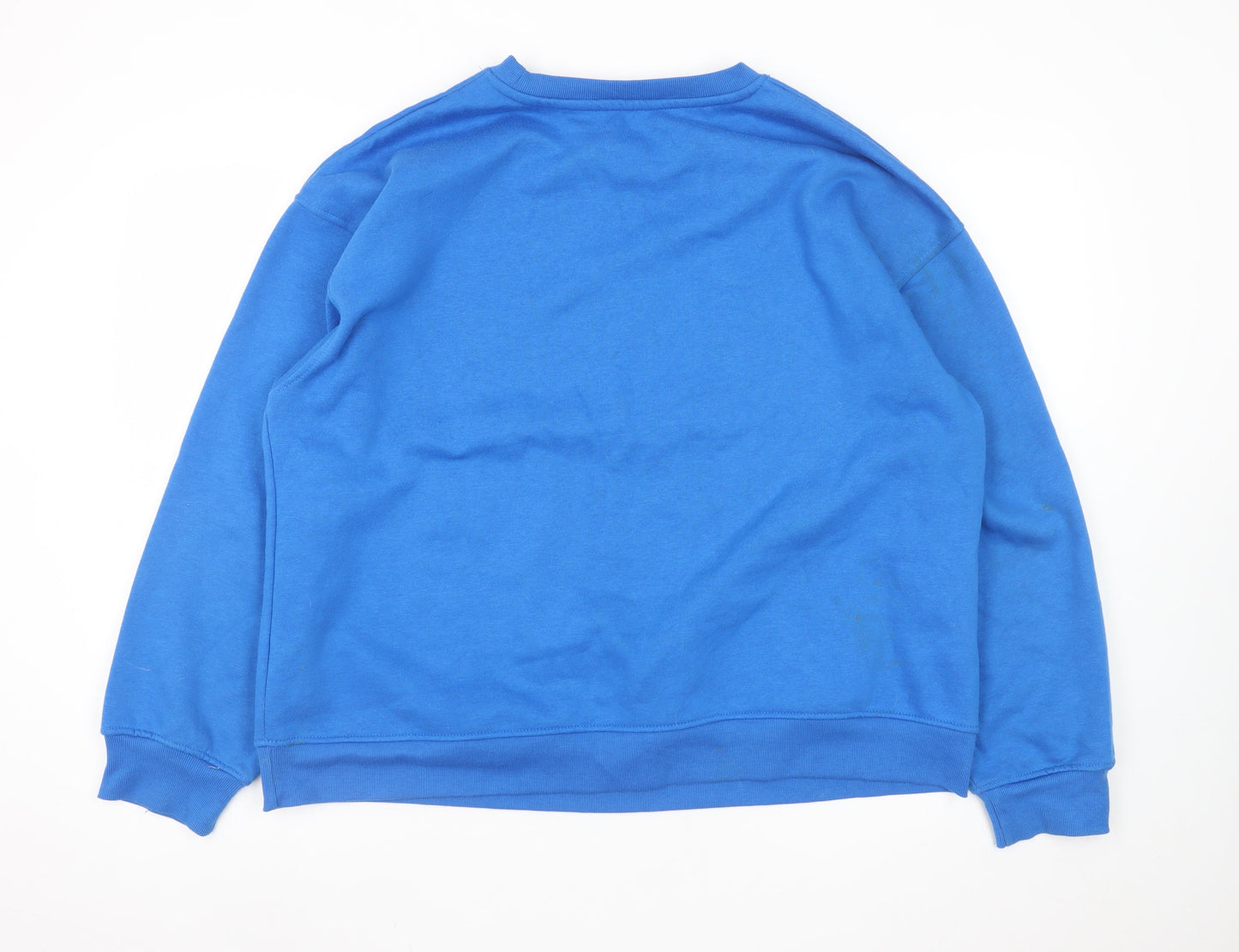 Dunnes Stores Women’s Blue Paris Crest Pullover Sweatshirt Size 16 L