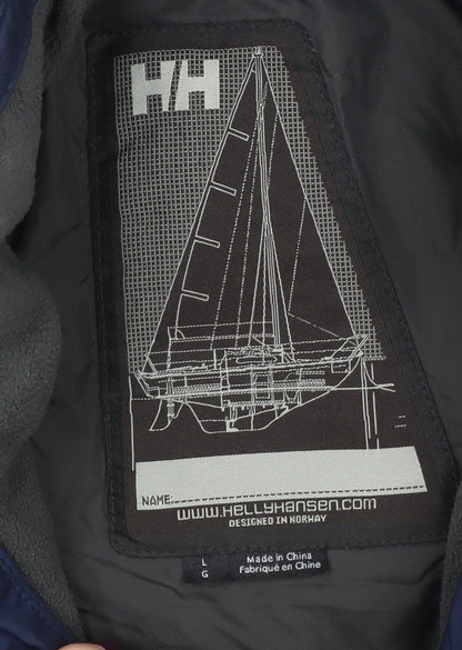 Helly Hansen Men's Blue Waterproof L Full Zip Softshell Jacket