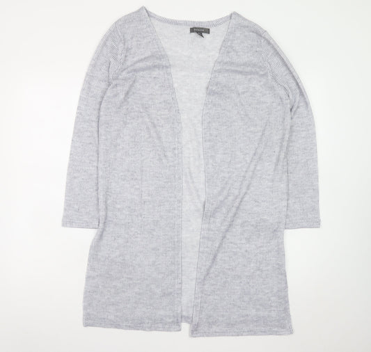 Primark Women’s Grey Longline Knit Cardigan Size S 10/12