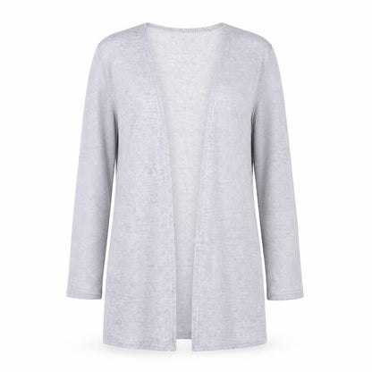 Primark Women’s Grey Longline Knit Cardigan Size S 10/12