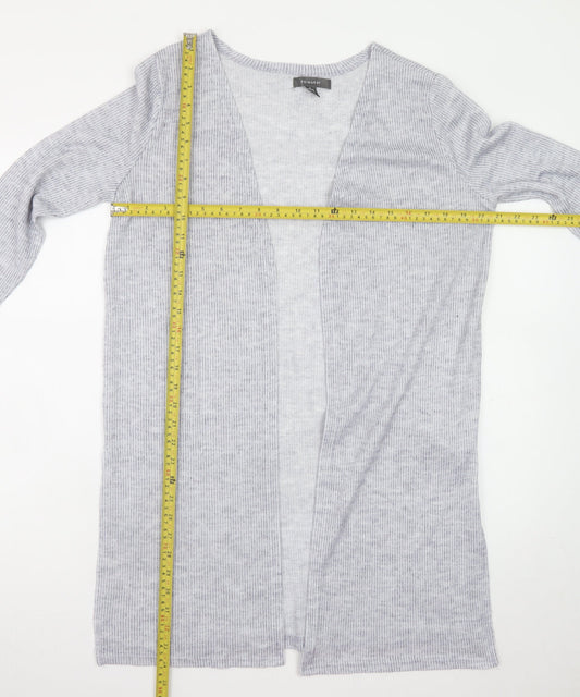 Primark Women’s Grey Longline Knit Cardigan Size S 10/12