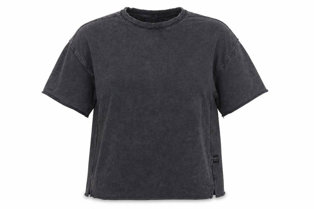 Bershka Women Black Medium Pullover Sweatshirt with Washed Finish