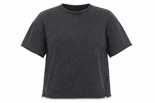 Bershka Women Black Medium Pullover Sweatshirt with Washed Finish