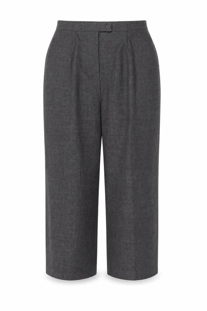 Dunnes St. Bernard Women’s Grey Wide-Leg Trousers Size 16