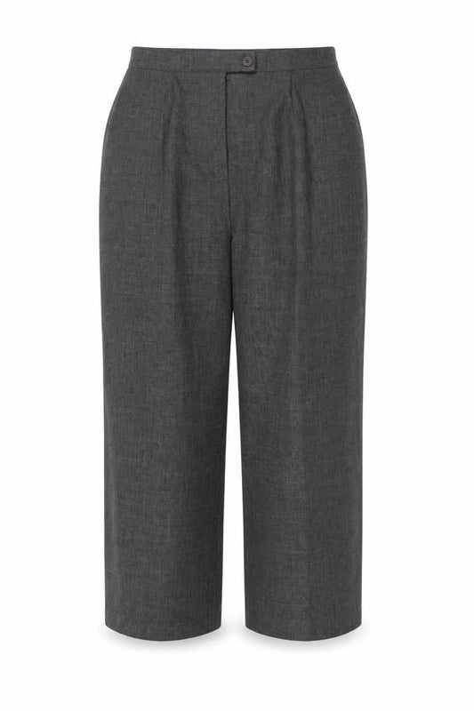 Dunnes St. Bernard Women’s Grey Wide-Leg Trousers Size 16