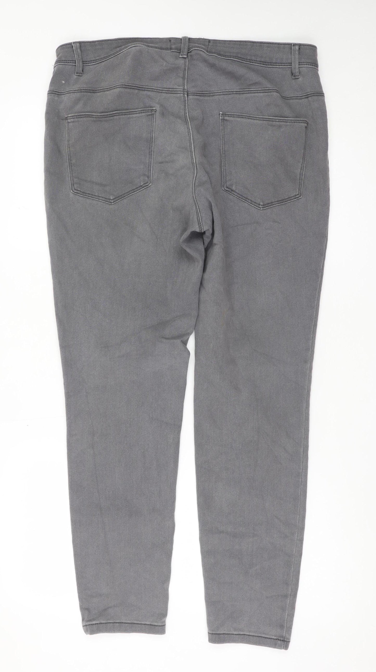 Primark Women Grey Skinny Stretch Jeans Size 16