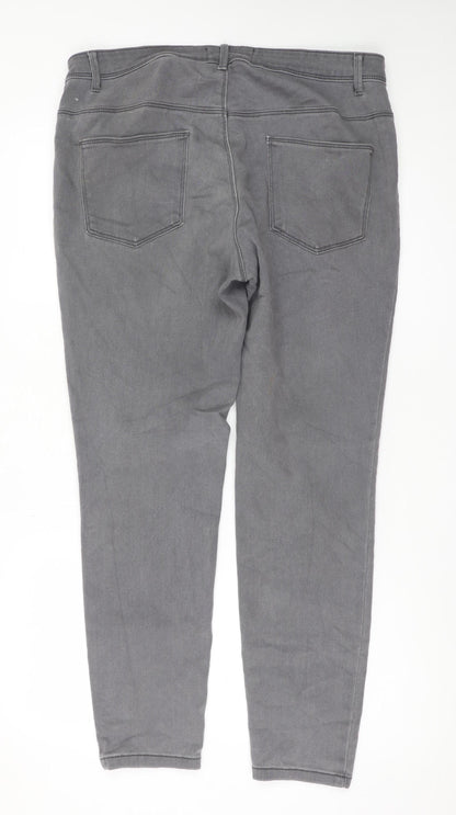 Primark Women Grey Skinny Stretch Jeans Size 16