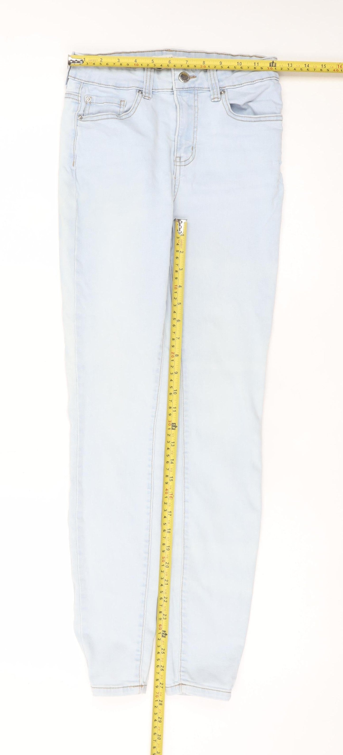 Denim Co Women Light Blue Skinny Jeans Size 10