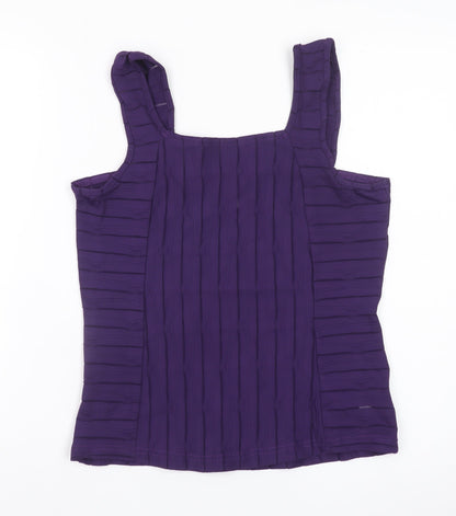 IN FRONT Women’s Purple Sleeveless Camisole Tank Top M