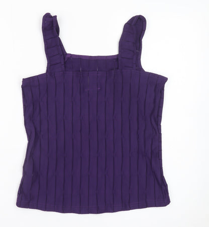 IN FRONT Women’s Purple Sleeveless Camisole Tank Top M