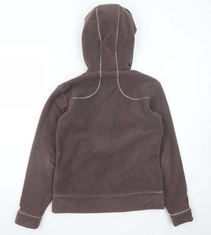 Decathlon Creation Women's Brown Full Zip Fleece Hoodie Size XS