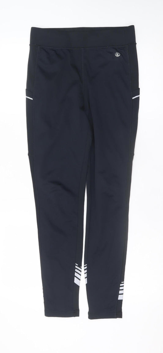 Dunnes Stores St. Bernard Women's Black Ankle Running Leggings Size S