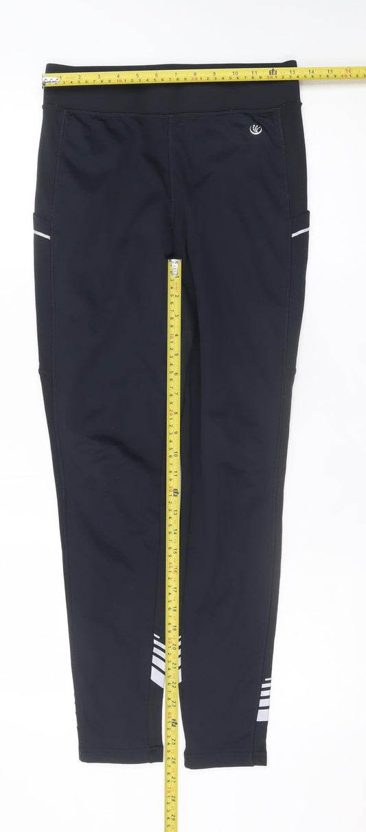 Dunnes Stores St. Bernard Women's Black Ankle Running Leggings Size S