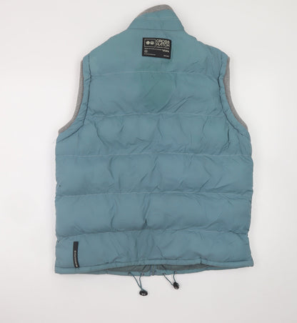 Crosshatch Men's Blue L Padded Bodywarmer Waistcoat