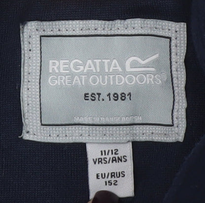 Regatta Boys Blue Fleece Full Zip Basic Jacket 11-12 Years