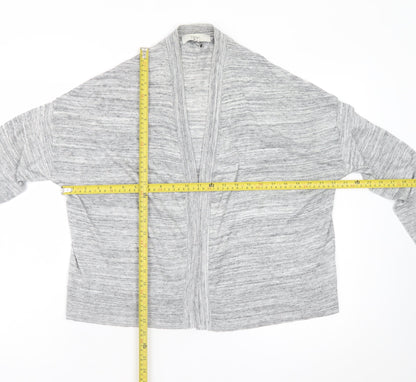 Next Women’s Grey Long Sleeve Open Knit Cardigan Size 10