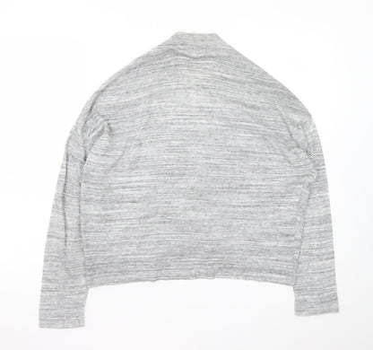Next Women’s Grey Long Sleeve Open Knit Cardigan Size 10